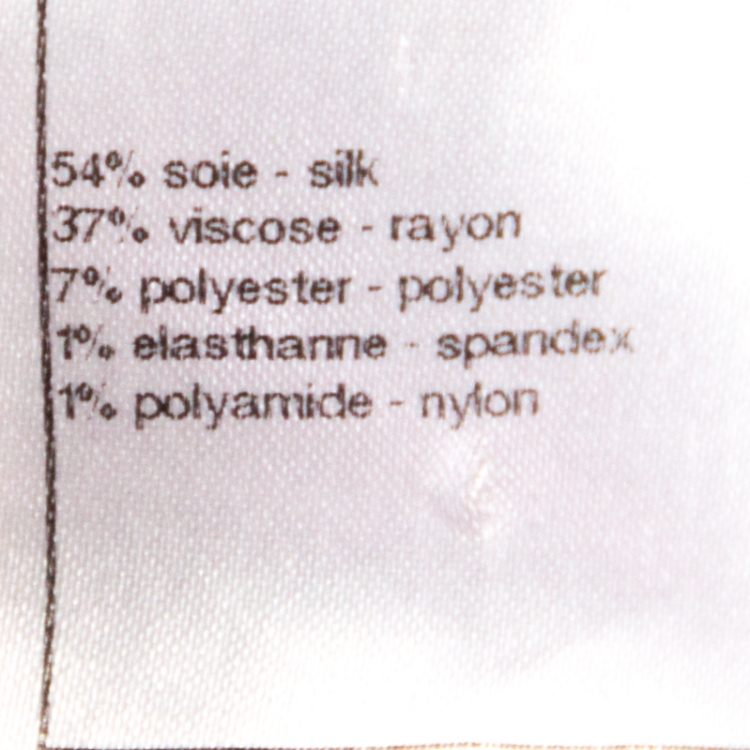 Pre Owned Chanel Brick Red Textured Knit Button Front Cardigan L