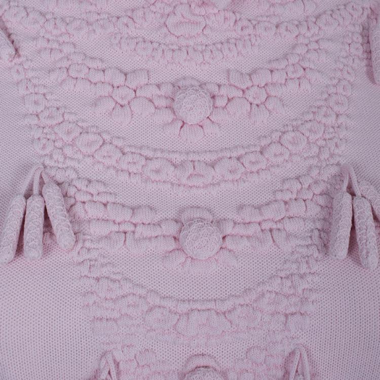 Pre Owned Chanel Pink Tassle Sleeveless Top S