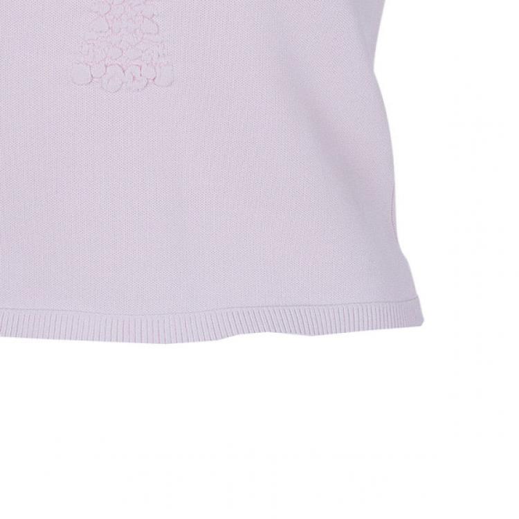 Pre Owned Chanel Pink Tassle Sleeveless Top S