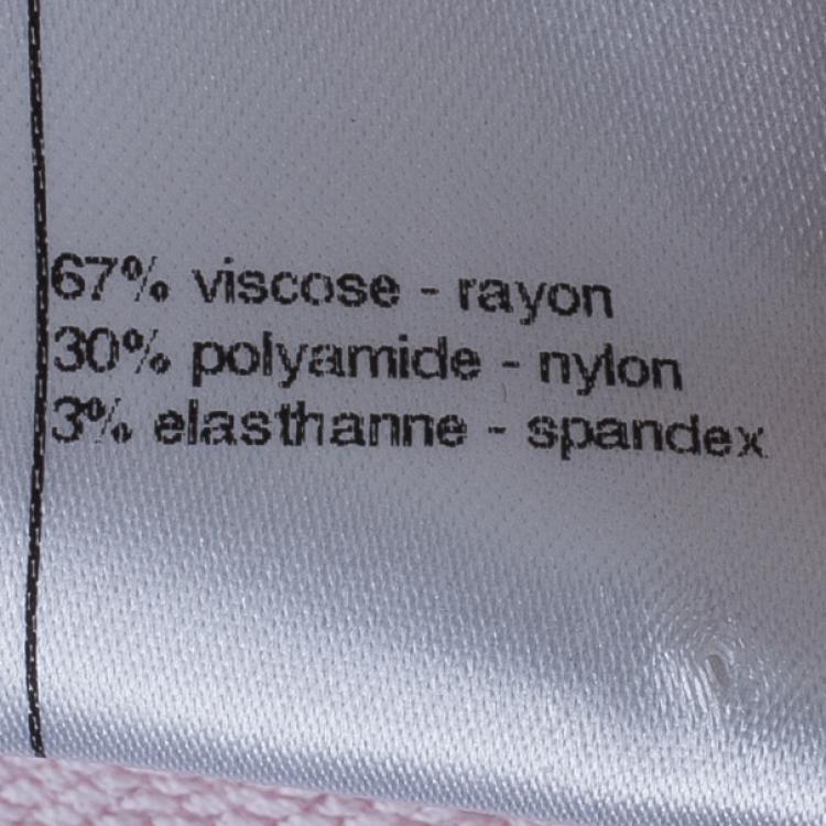 Pre Owned Chanel Pink Tassle Sleeveless Top S