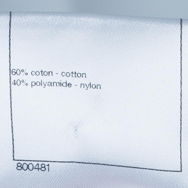 Pre Owned Chanel Black Crochet Knit Cardigan M