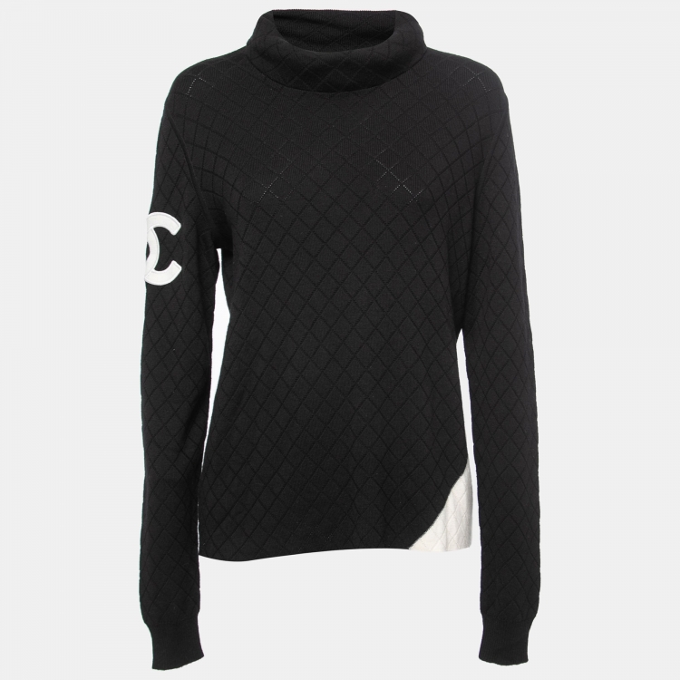 Chanel black turtleneck best sale