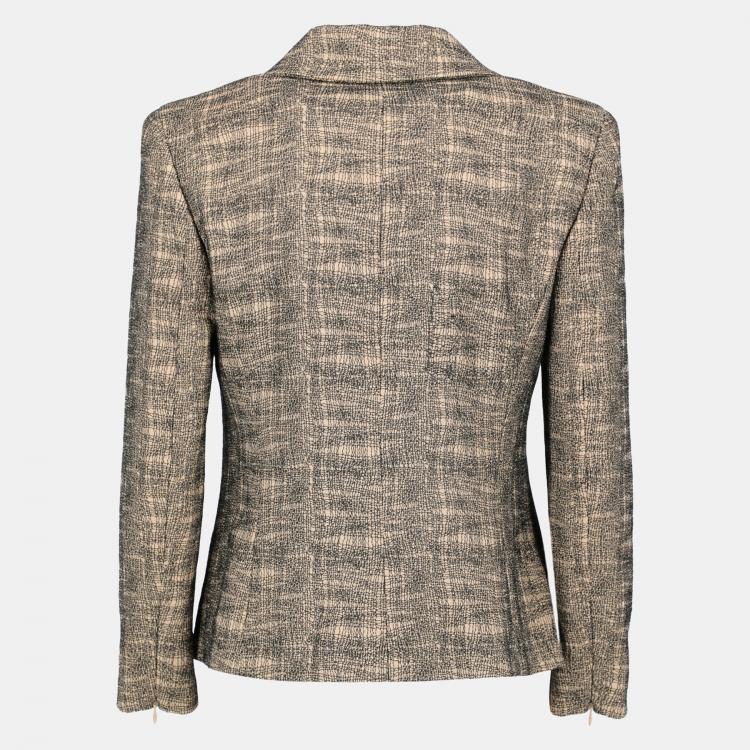 Pre Owned Chanel  Women's Wool Pant Set - Beige - XS