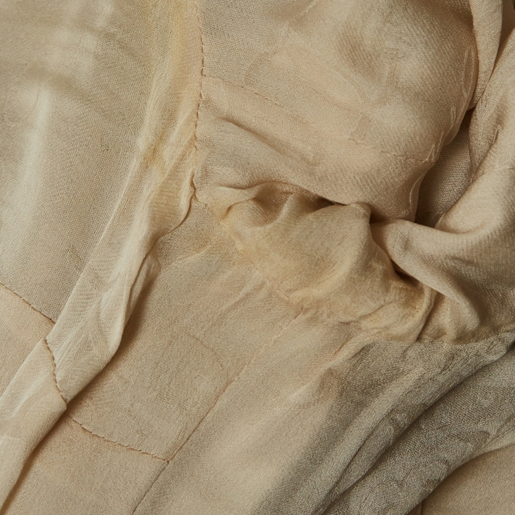 مملوكة مسبقًا Chanel Beige/Cream Boucle Tweed Buttoned Jacket M