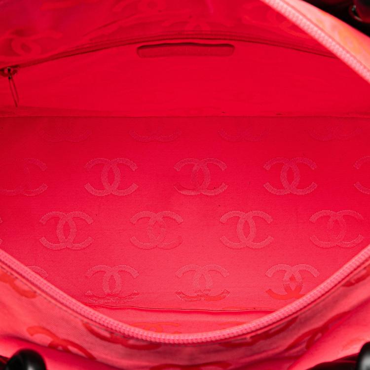 Pre Owned Chanel Large Lambskin Cambon Ligne Tote