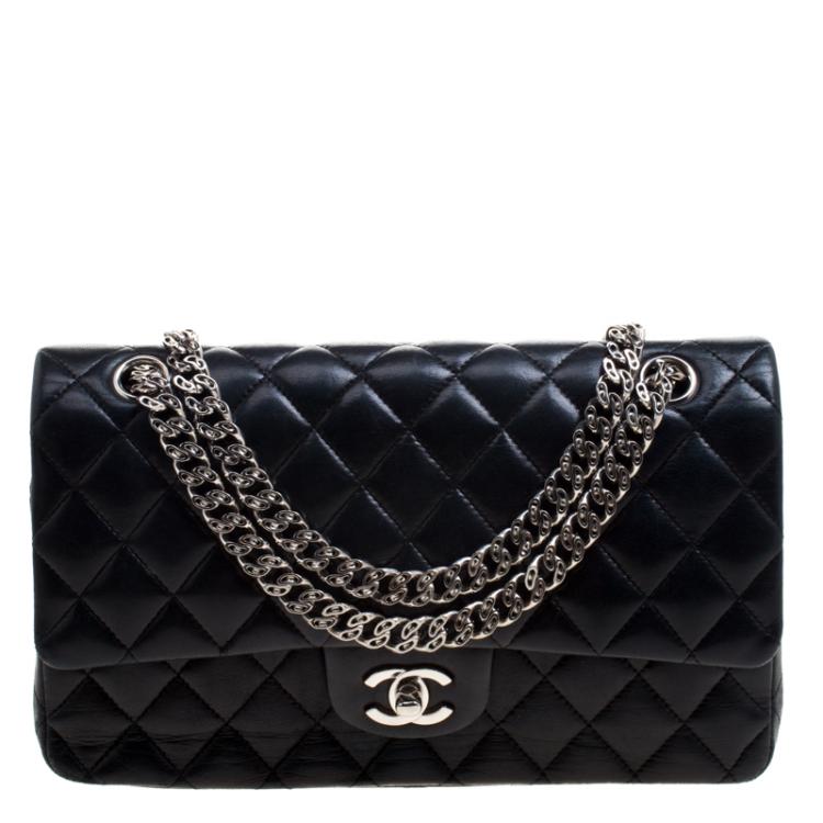 Chanel Black Quilted Leather Medium Bijoux Chain Classic Double Flap Bag  Chanel | The Luxury Closet