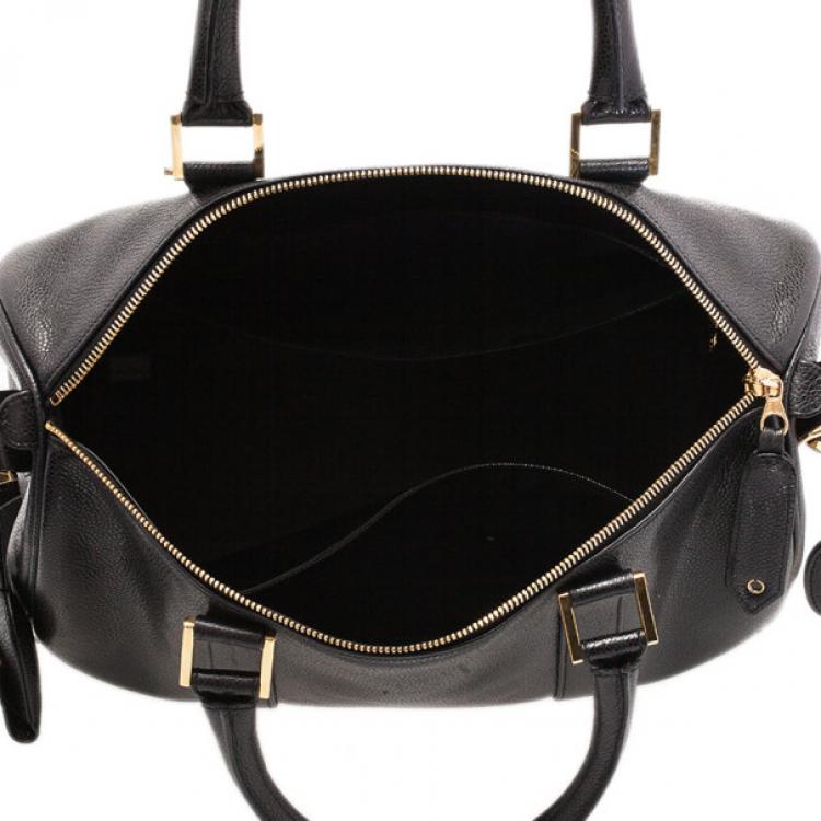 Pre Owned Chanel Black Caviar Vintage Boston Bag