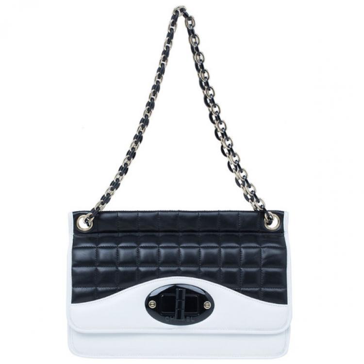 Chanel Monochrome Lambskin Chocolate Bar Mademoiselle Flap Bag Chanel | The  Luxury Closet
