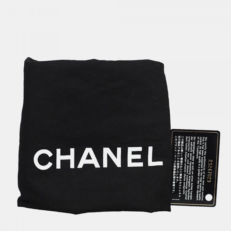 Pre Owned Chanel Dark Blue Lambskin Paris-Rome Cross-Stitch Coco Top Handle Bag