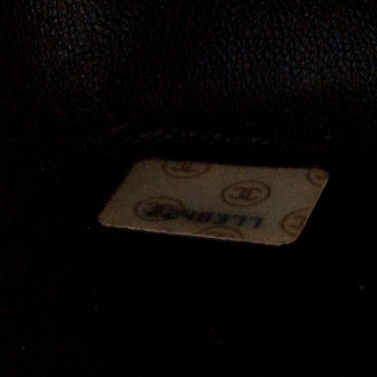 Pre Owned Chanel Black Quilted Canvas Maxi Vintage Classic Single Flap Bag
