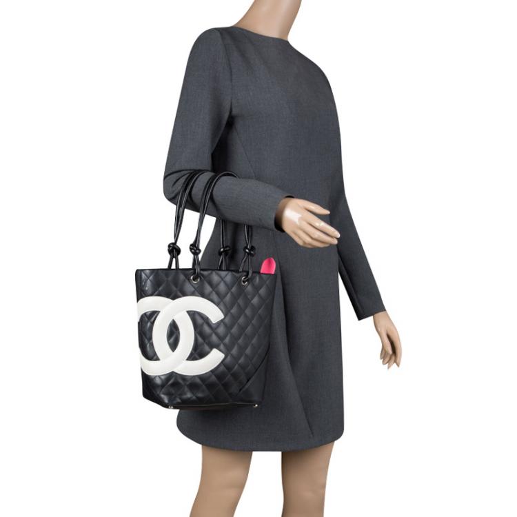 pink chanel cambon tote