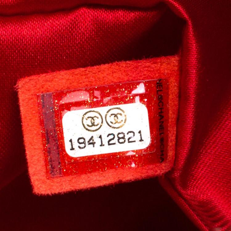 Pre Owned Chanel Red Quilted Leather Maxi 3 Classic Flap Bag