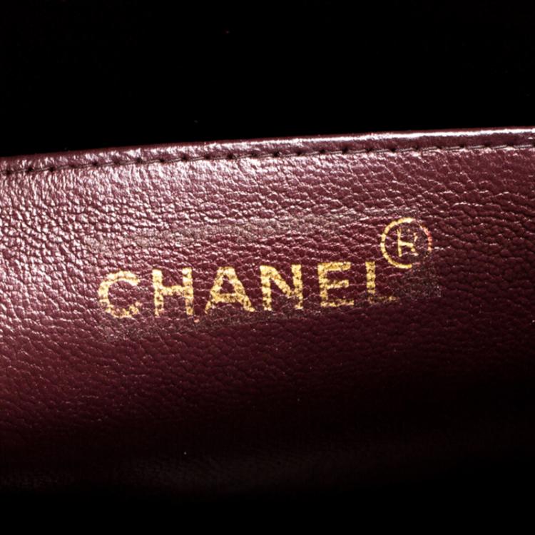 Pre Owned Chanel Black Quilted Leather Maxi Classic Single Flap Bag