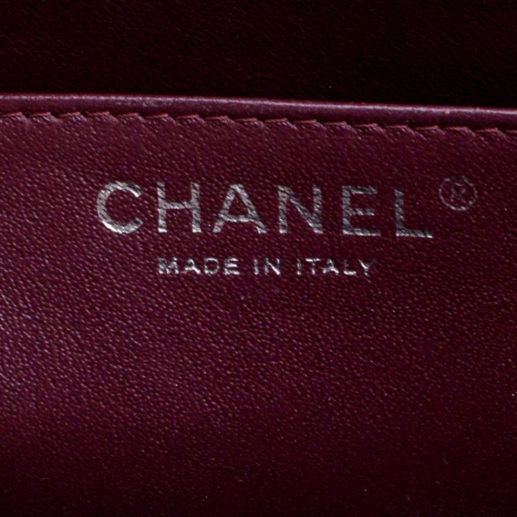 Pre Owned Chanel Black Quilted Leather Maxi Classic Single Flap Bag
