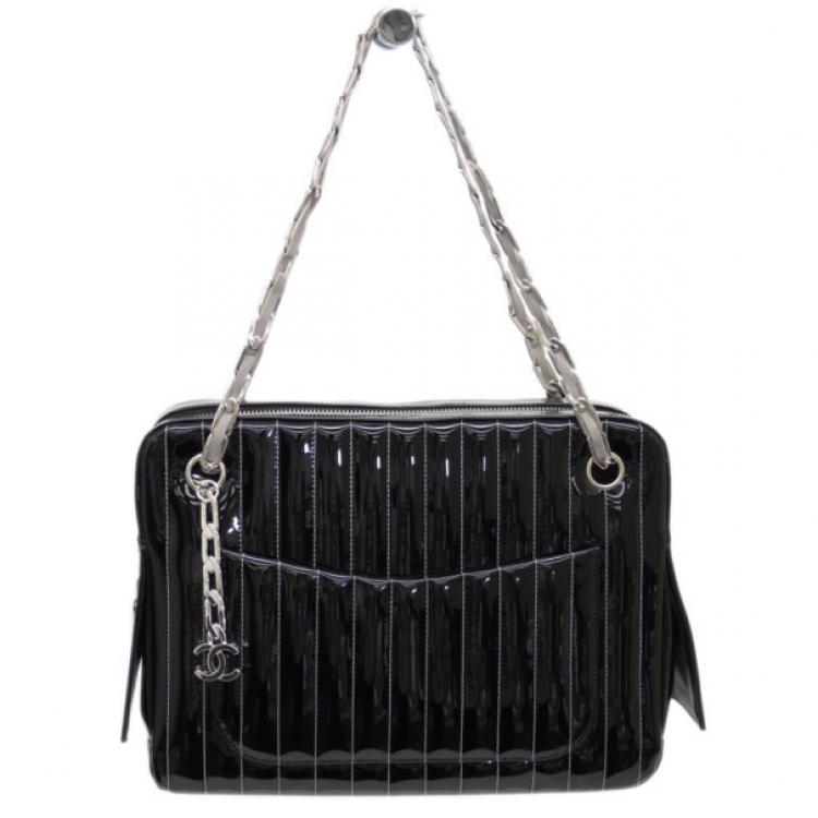 Chanel Black Patent Mademoiselle Shoulder Bag Chanel | The Luxury Closet