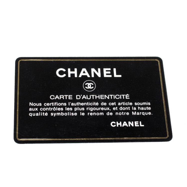 Pre Owned Chanel Black Cotton Limited Edition Butt Hard Case