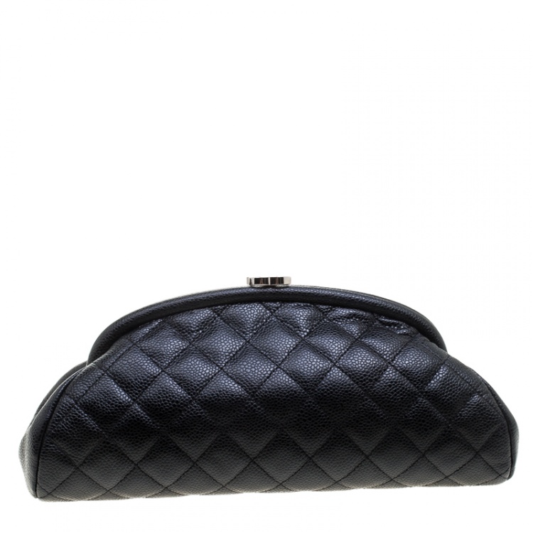 chanel kisslock clutch