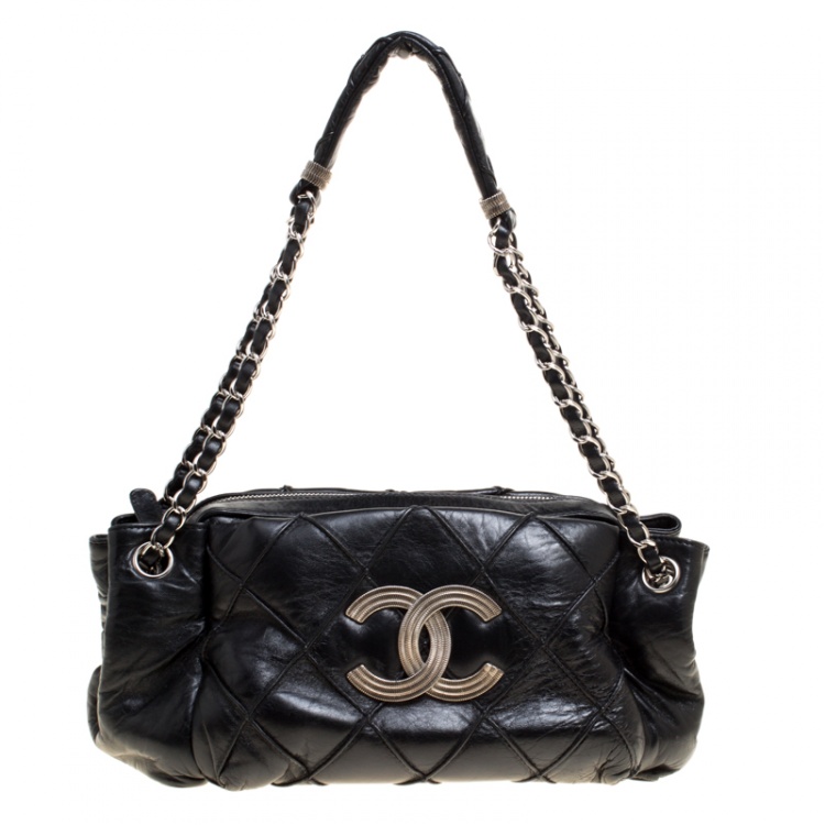 Chanel Black Quilted Leather CC Accordion Shoulder Bag Chanel | The Luxury  Closet
