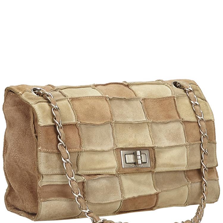 CHANEL 255 Reissue 225 Double Flap Timeless Quilted Handbag Gold Hardware  As New  Chelsea Vintage Couture