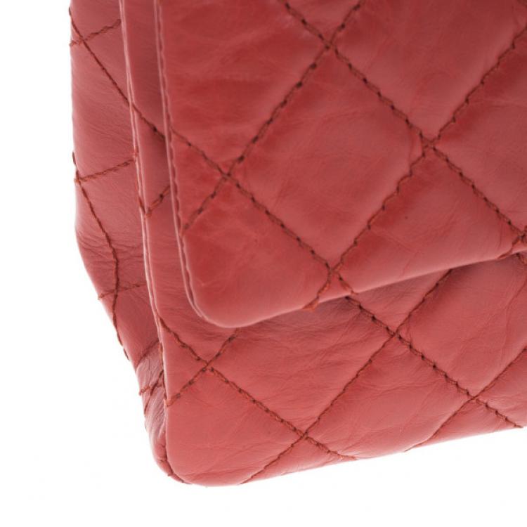 Pre Owned Chanel Red Leather 2.26 Reissue Flap Bag