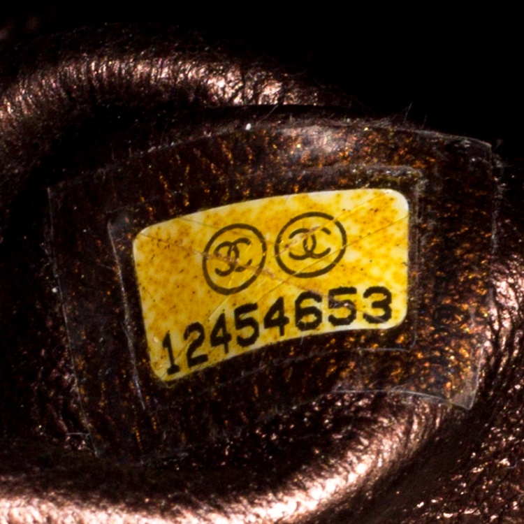 Pre Owned Chanel Bronze Quilted Leather Reissue 2.55 Classic 225 Flap Bag with Coin Purse Accessories