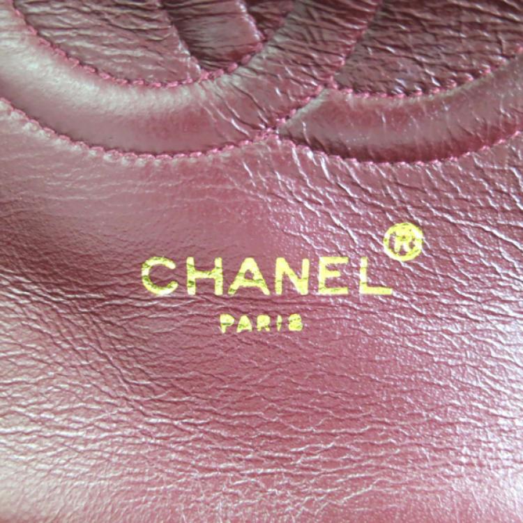 Pre Owned Chanel Vintage Black Lambskin Single Flap Bag Small