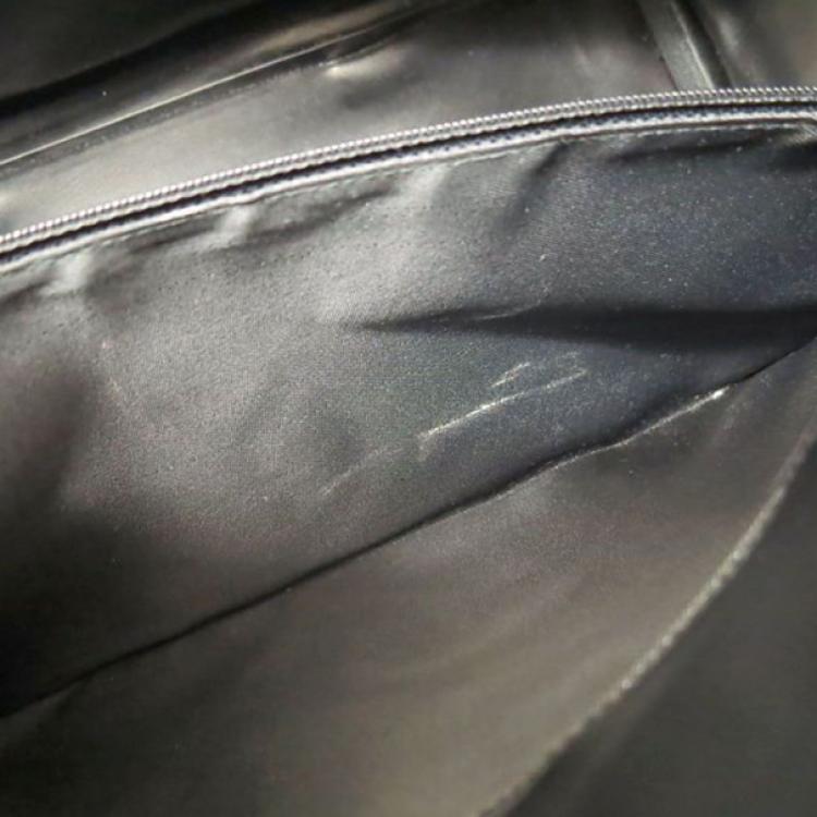 Pre Owned Chanel Black Caviar Vintage Boston Bag