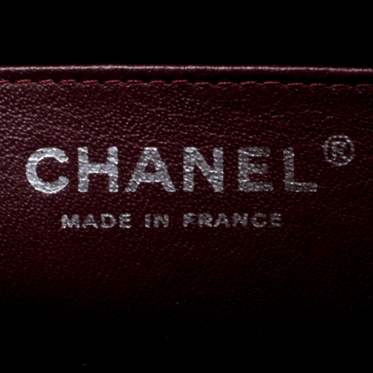 Pre Owned Chanel Black Quilted Leather Jumbo Classic Single Flap Bag