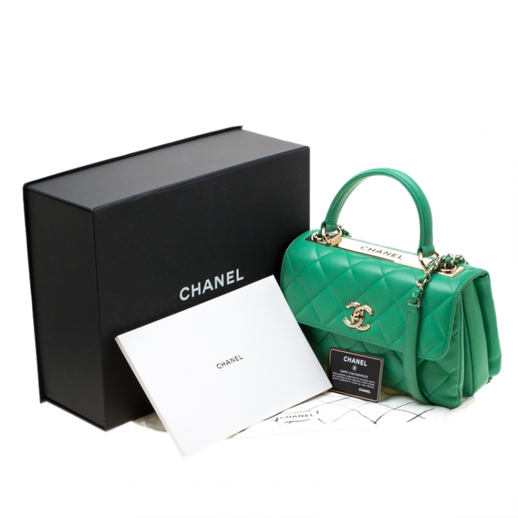 chanel trendy cc green