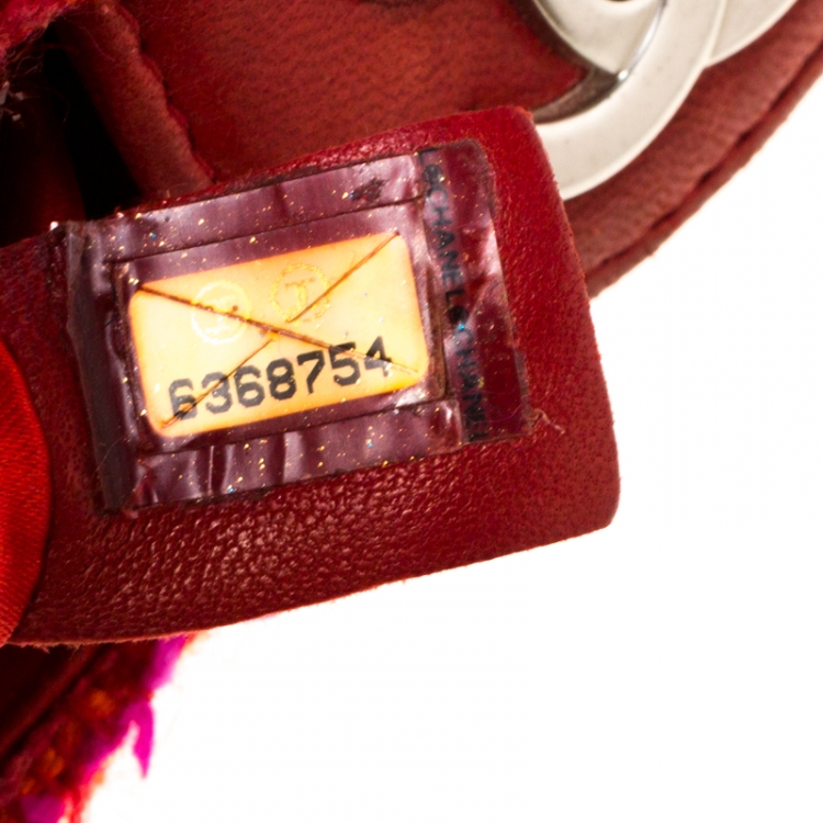 Pre Owned Chanel Multicolor Tweed Medium Classic Single Flap Bag