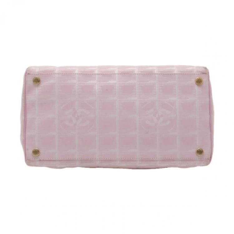 Pre Owned Chanel Nylon CC Logo Travel Line Tote