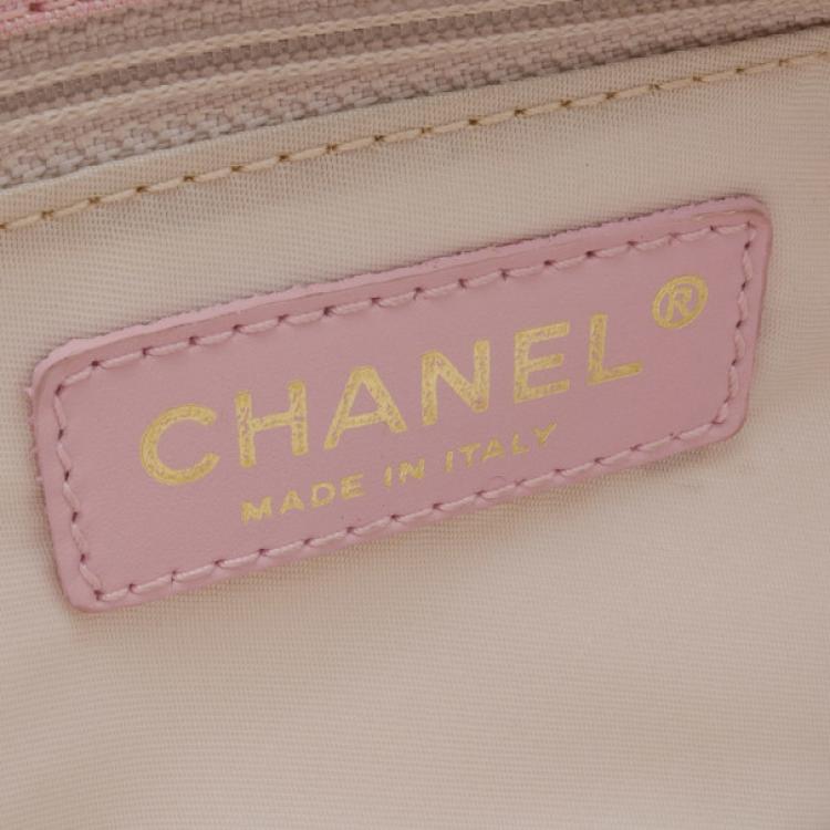 Pre Owned Chanel Nylon CC Logo Travel Line Tote