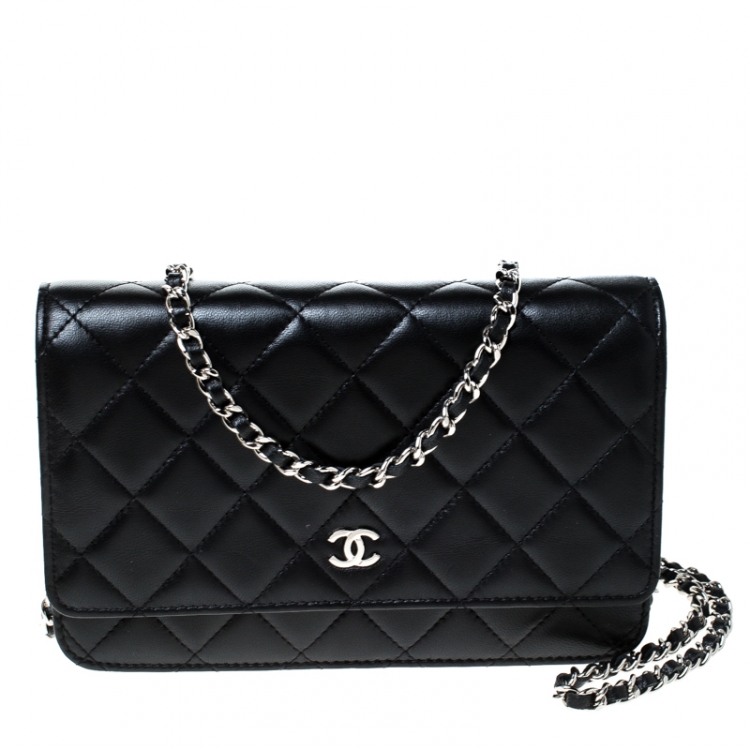 Chanel Black Quilted Leather WOC Chain Clutch Bag Chanel | The Luxury Closet