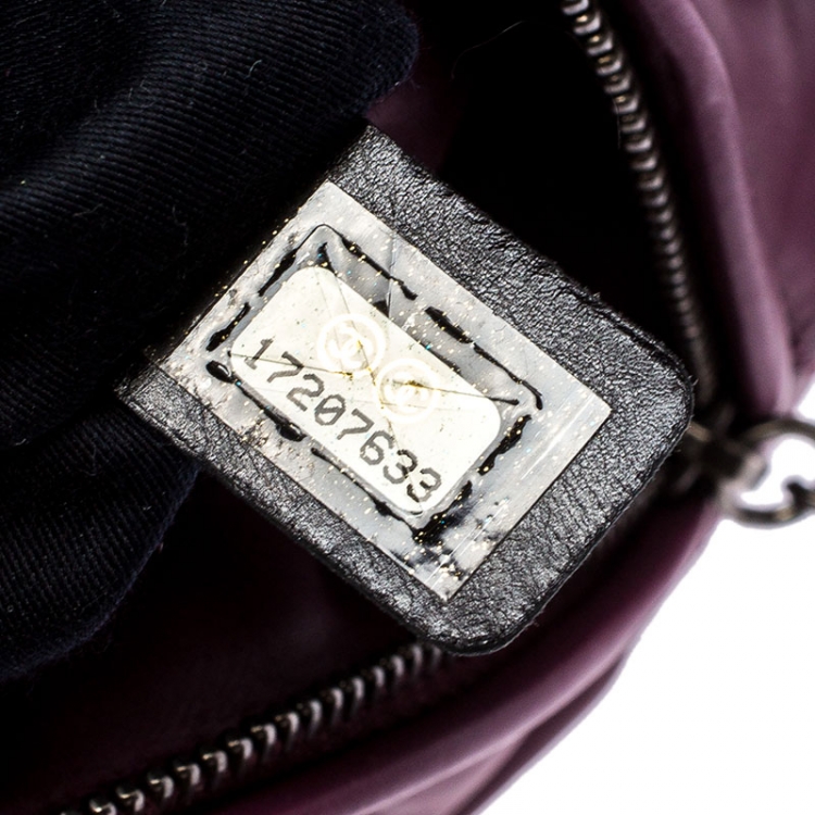 Pre Owned Chanel Purple Quilted Leather Mini Backpack Is Back Backpack