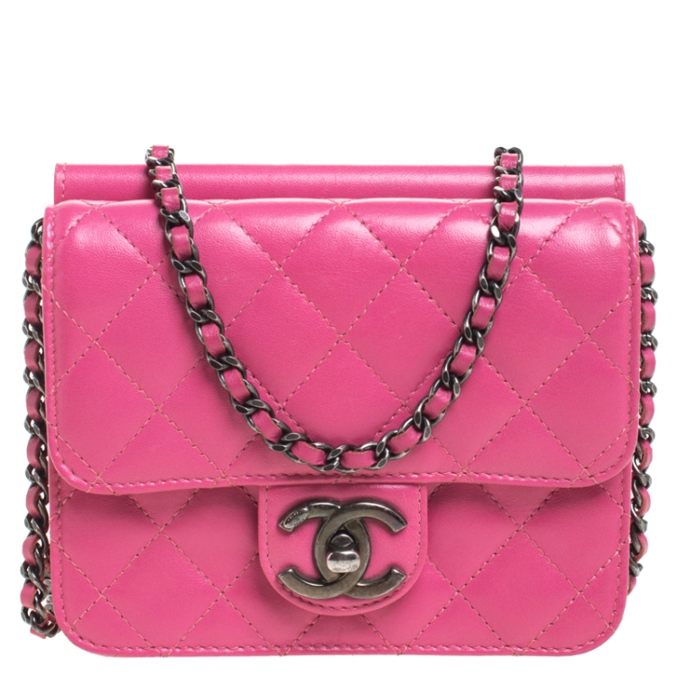 Chanel Pink Leather Crossing Time Flap Bag Chanel | The Luxury Closet