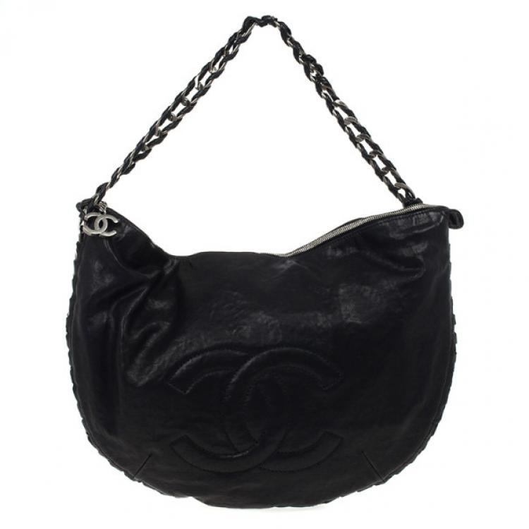 Chanel Small Mixed Chain-Link Hobo - Black Hobos, Handbags