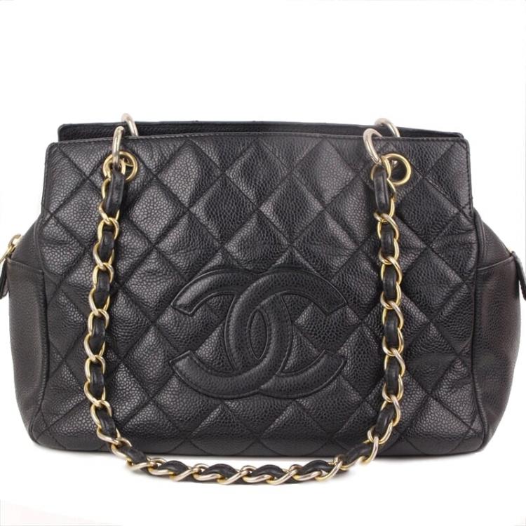 Chanel Black Quilted Leather Petite Timeless Shopping Tote Chanel | The  Luxury Closet