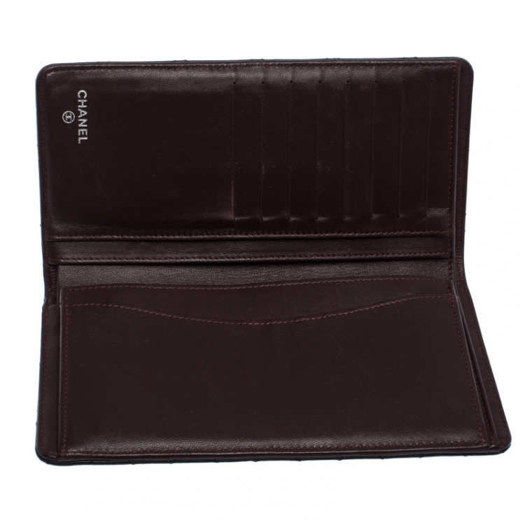 Pre-owned Hermes Sanguine Swift Leather Dogon Duo Wallet In Brown