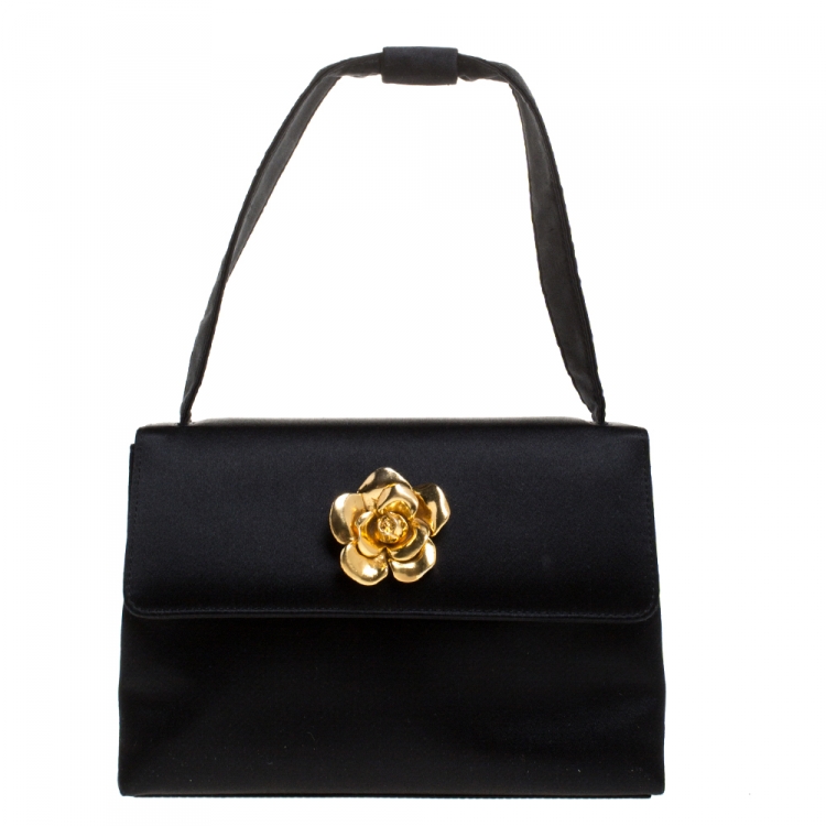 Very Rare Michel Orlean Beautiful Vintage Black and Gold Purse. | Color: Black/Gold | Size: Os | Hdhende's Closet