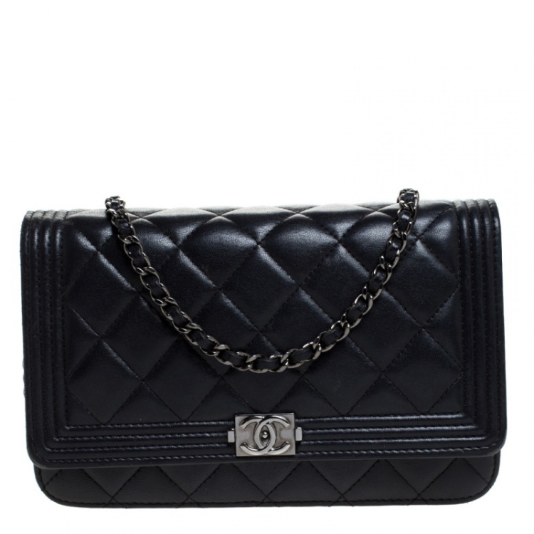 Chanel Small Boy Black Calfskin Ruthenium Hardware – Coco Approved