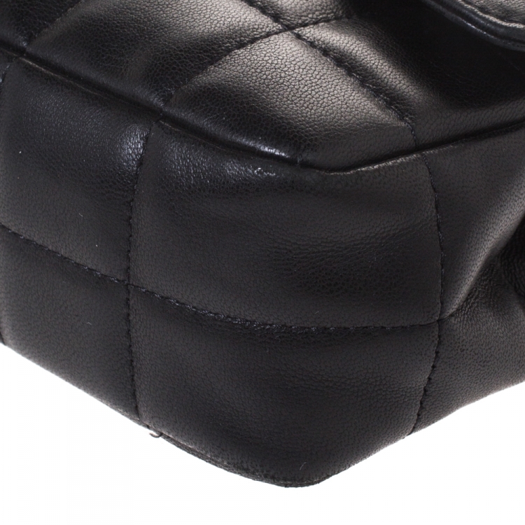 مملوكة مسبقًا Chanel Black Chocolate Quilted Leather Flap Bag