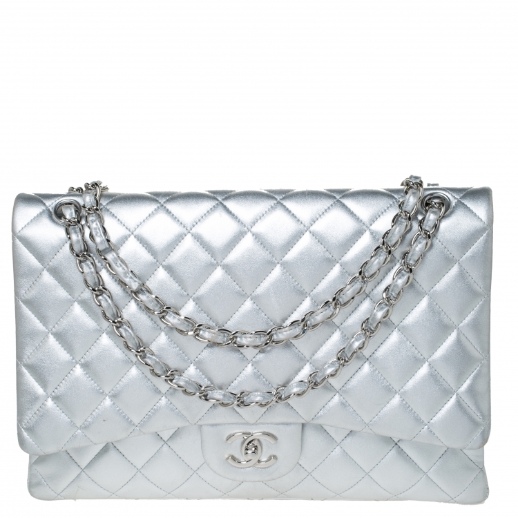Chanel Silver Handbags