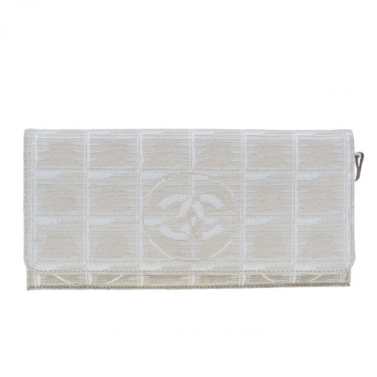 Chanel Beige Travel Line Continental Wallet Chanel | The Luxury Closet