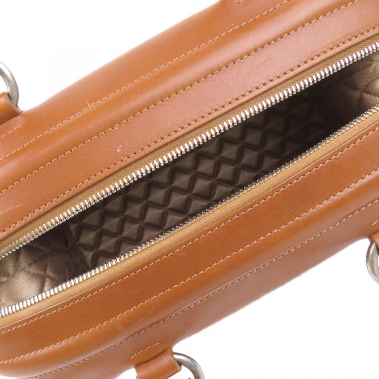 Pre Owned Chanel Brown Leather Country Ride Boston Bag