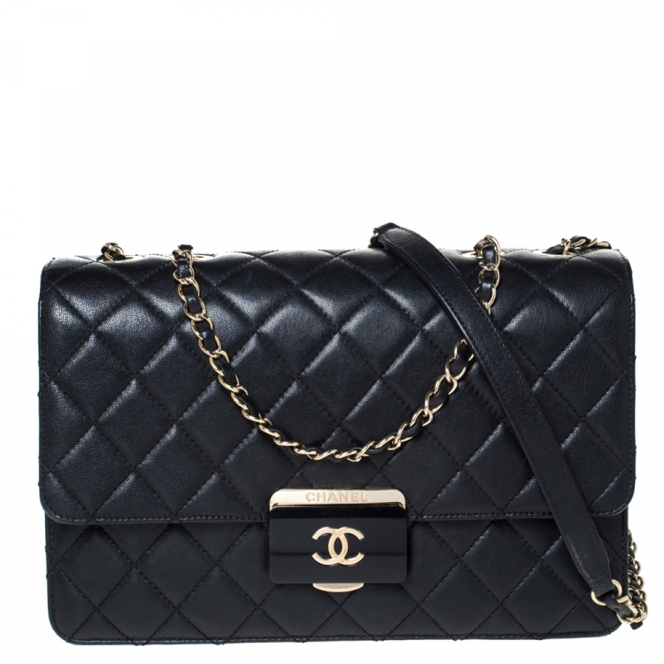Chanel Black Quilted Leather Beauty Lock Flap Bag Chanel | The Luxury Closet