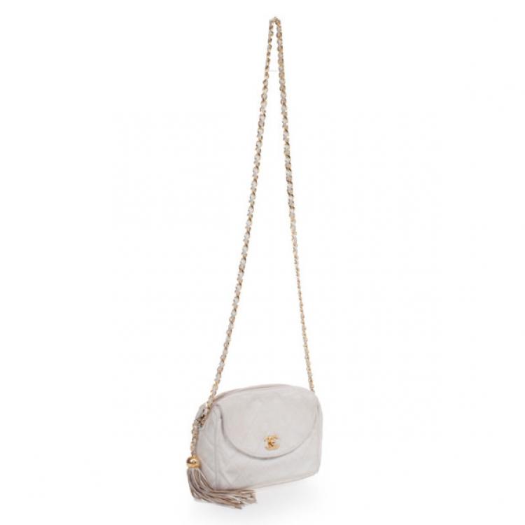 white evening bag