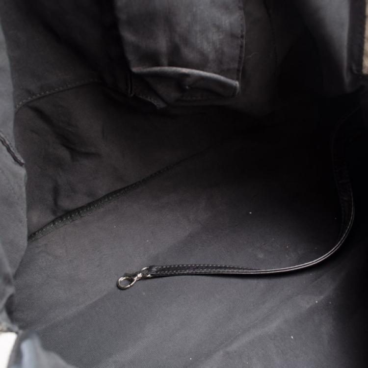 Pre Owned Chanel Silver Rue de Cambon Unlimited Large Boston Bag