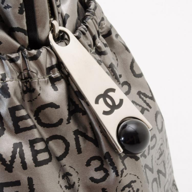 Pre Owned Chanel Silver Rue de Cambon Unlimited Large Boston Bag