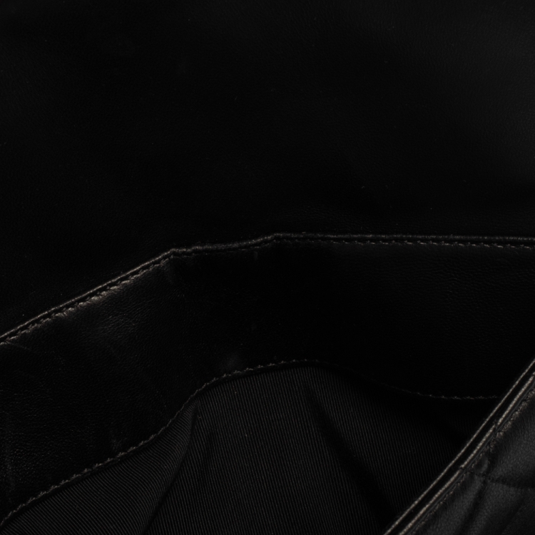 مملوكة مسبقًا Chanel Black Quilted Leather Large Seoul Backpack