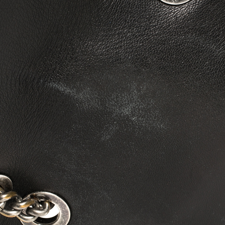 Pre Owned Chanel Black Quilted Lambskin Leather Daily Supple Backpack